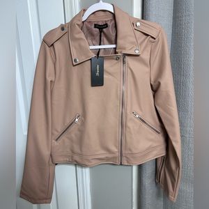 Faux leather jacket